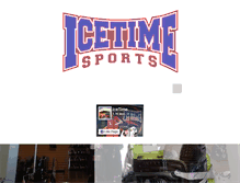 Tablet Screenshot of icetimesports.ca